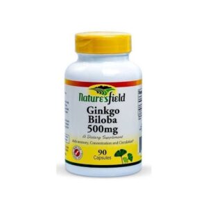Nature Field Gingko Biloba 500mg - 90 Capsules improves brain