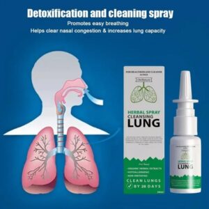 Original Lung Detox Herbal Cleanser Spray For Smokers Clear Nasal Congestion Anti Snoring Solution