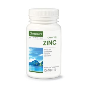 Chelated Zinc 100 Tablets Single zinc supplement for immune