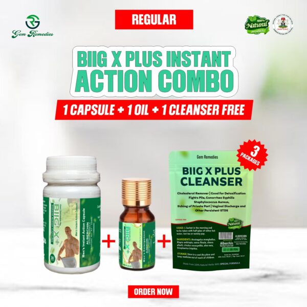 Biig X Combo for Men Enlargement Boost Size Strength & Performance Enhance your confidence - Image 2
